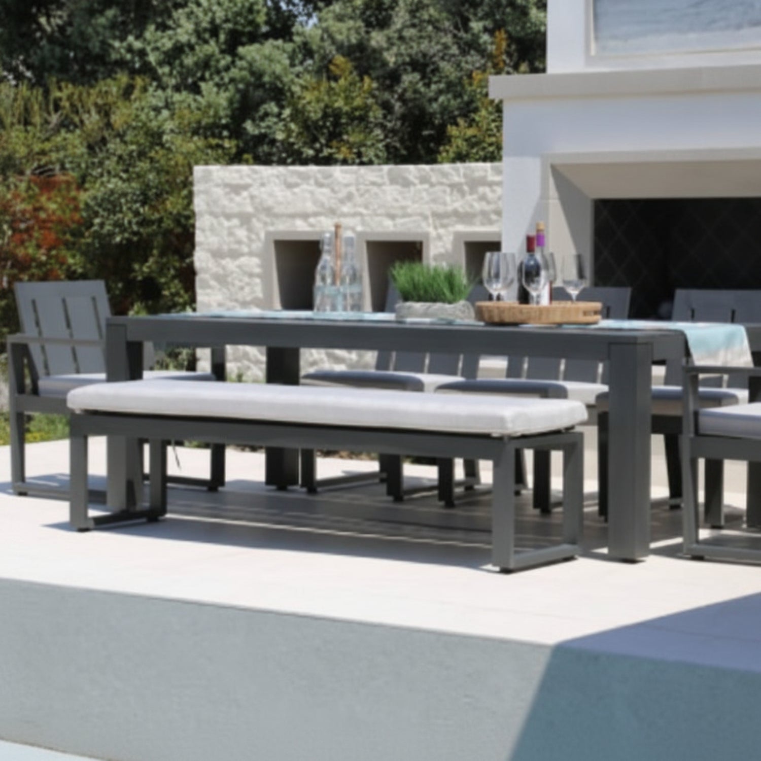 Sunset West Redondo 90in Outdoor Dining Table