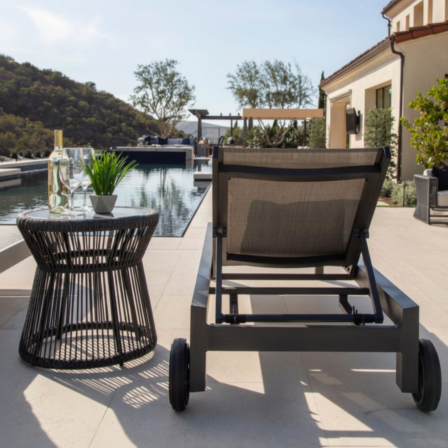 Sunset West Redondo Adjustable Sling Outdoor Chaise