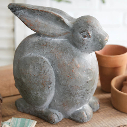 Cottontail Rabbit Garden Sculpture