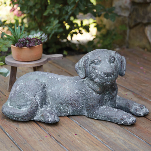 Labrador Puppy Garden Sculpture