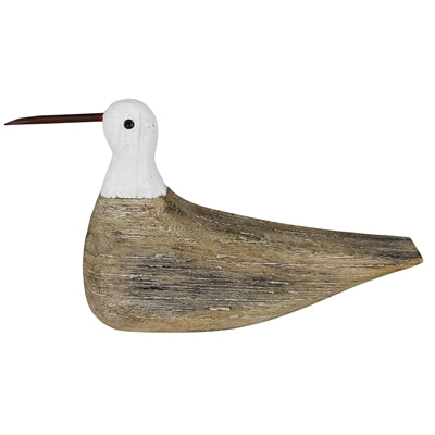 Sitting Sand Piper Sculpture