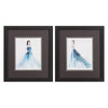 Lily Blue Dress Framed Art Set of 2