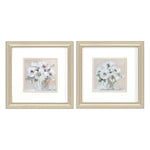 Swatland Sof Whites Framed Art Set of 2