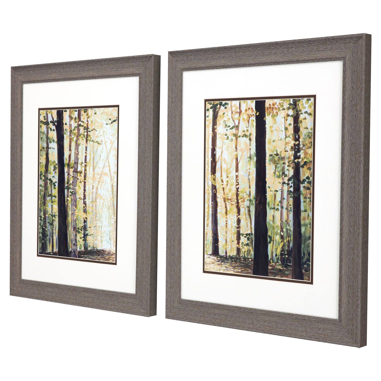 Neutral Palms Framed Art Set of 2