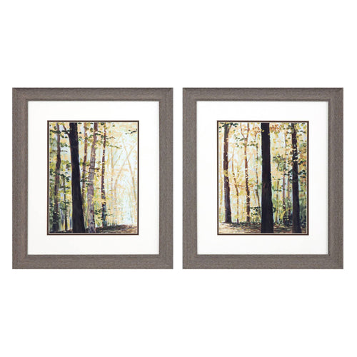 Nawrocke Autumn Forest Framed Art Set of 2