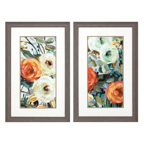 Robinson Floral Warmth Framed Art Set of 2