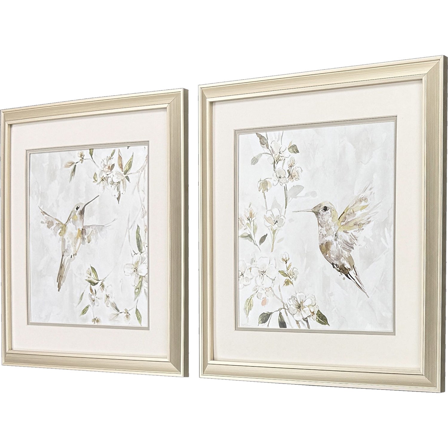 Robinson Hummingbird Song Framed Artwork Set of 2