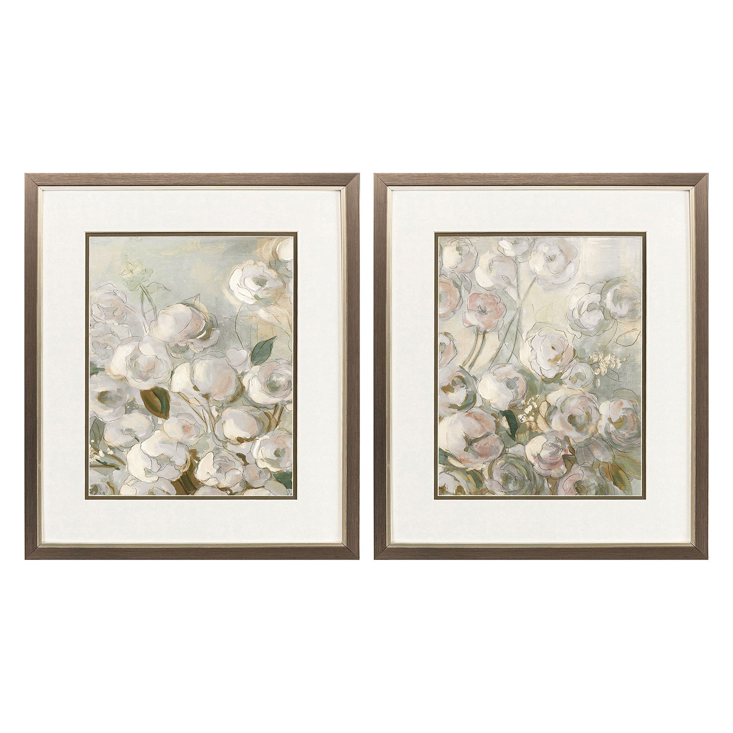 Robinson Climbing Roses Framed Artwork Set of 2