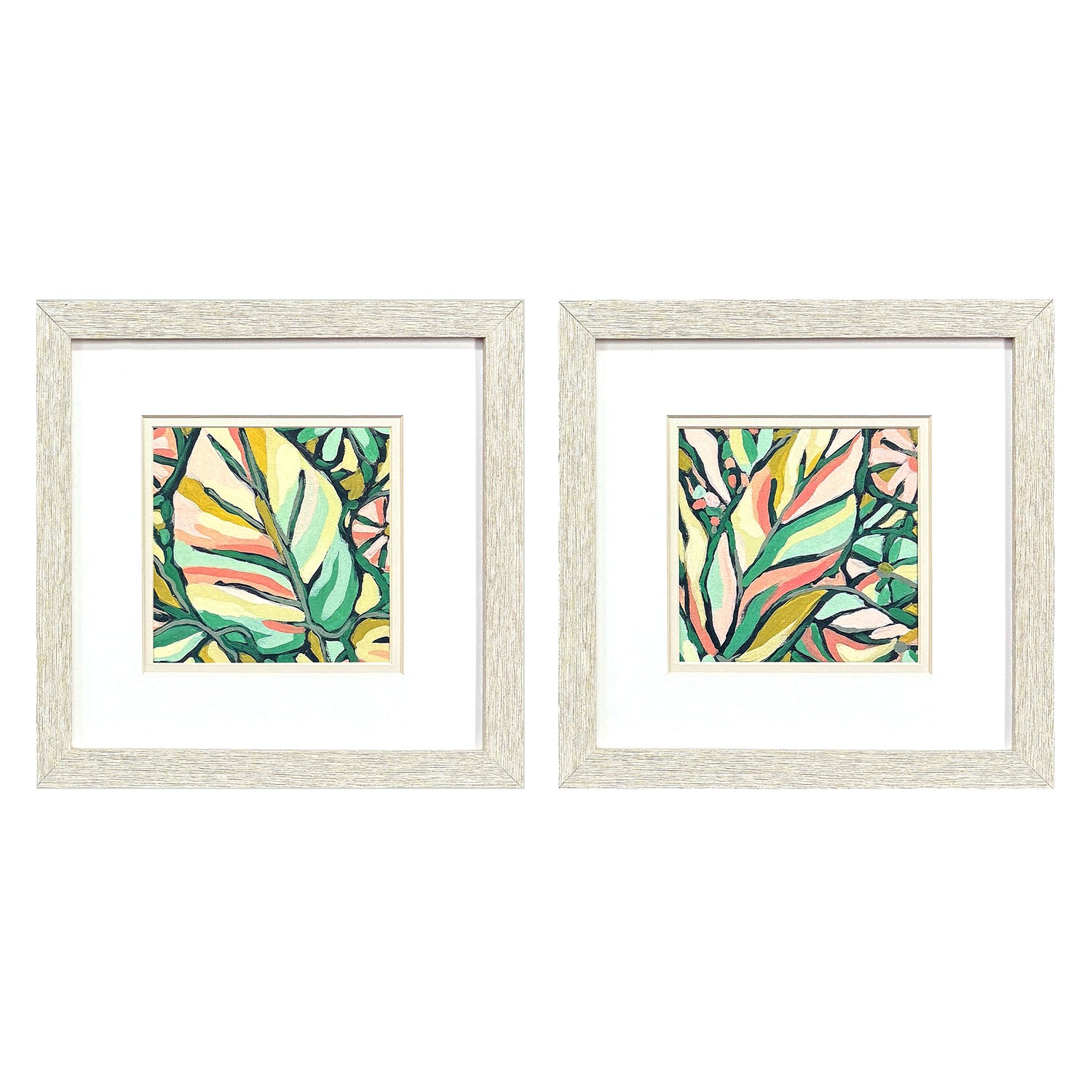 Vess Candy Tropicals II Framed Artwork Set of 2