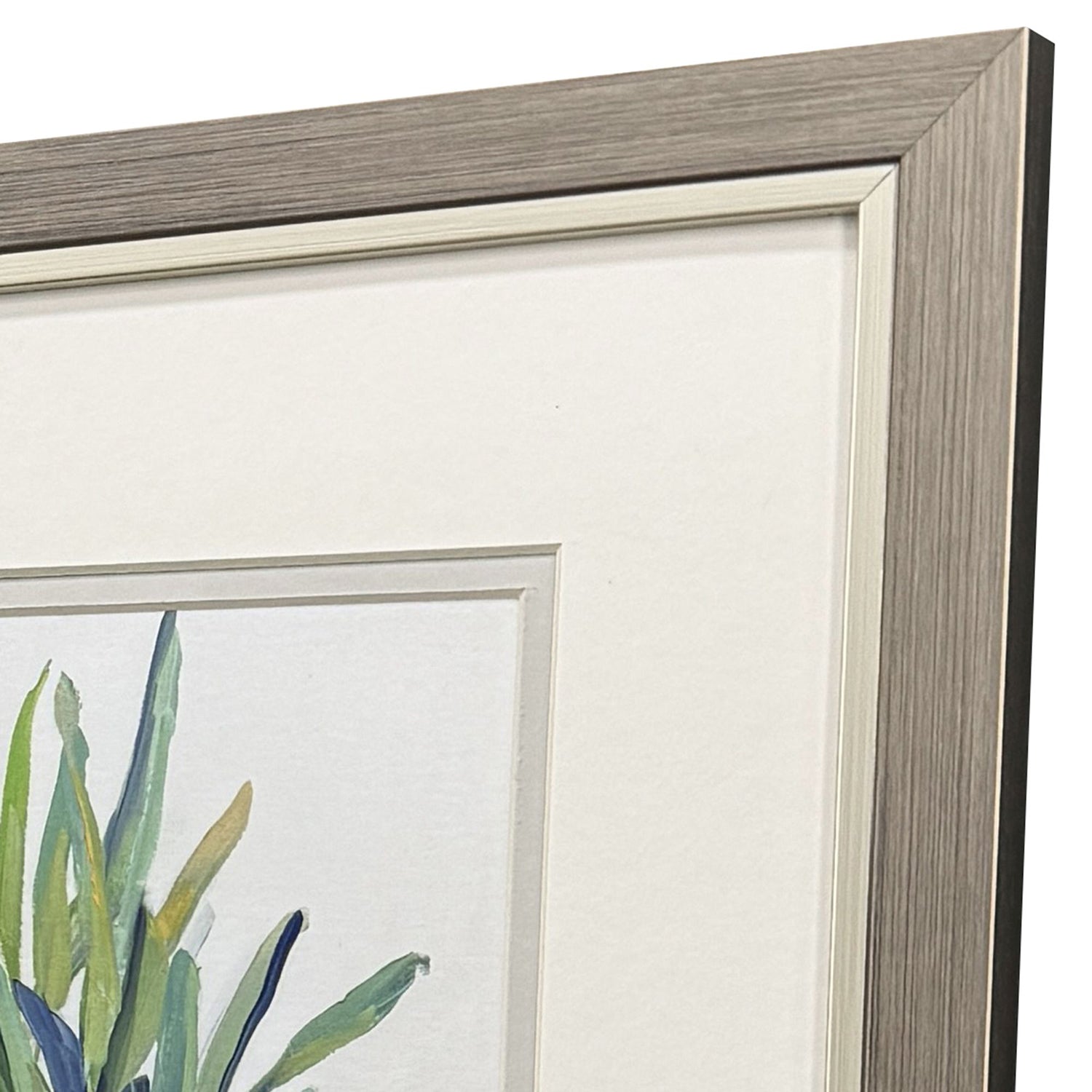Swatland Tropical Leaves Framed Artwork Set of 2