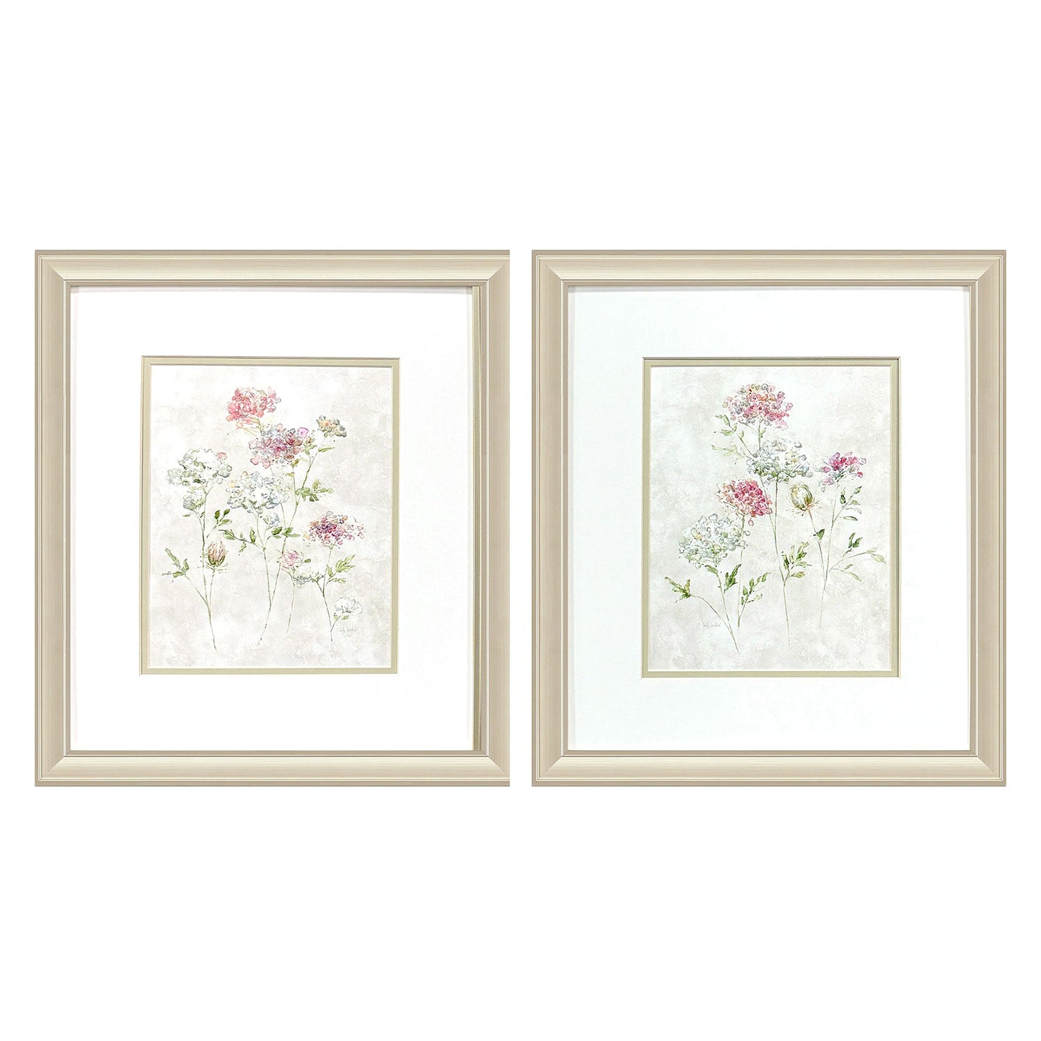 Swatland Soft Lace Framed Artwork Set of 2