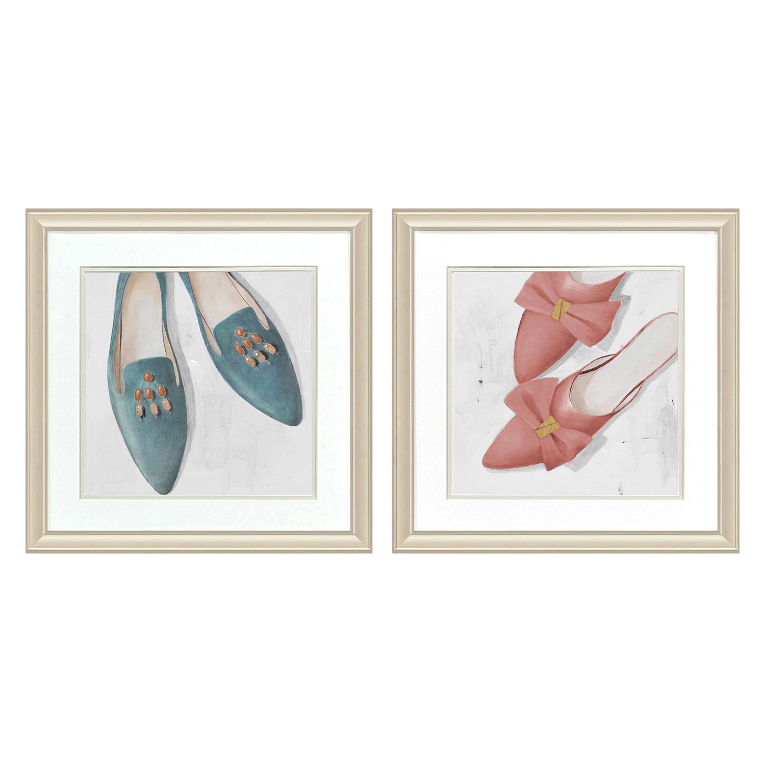 Lorenzo Flats Heels Framed Artwork Set of 2
