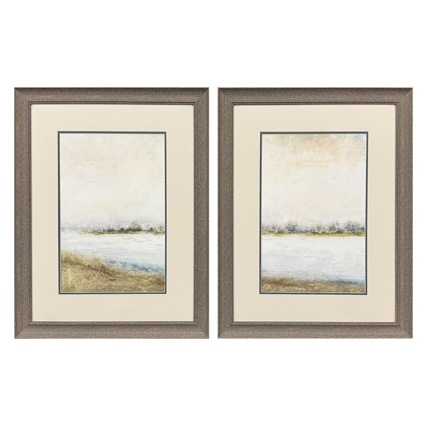 Marcon Peaceful Lake Framed Artwork Set of 2