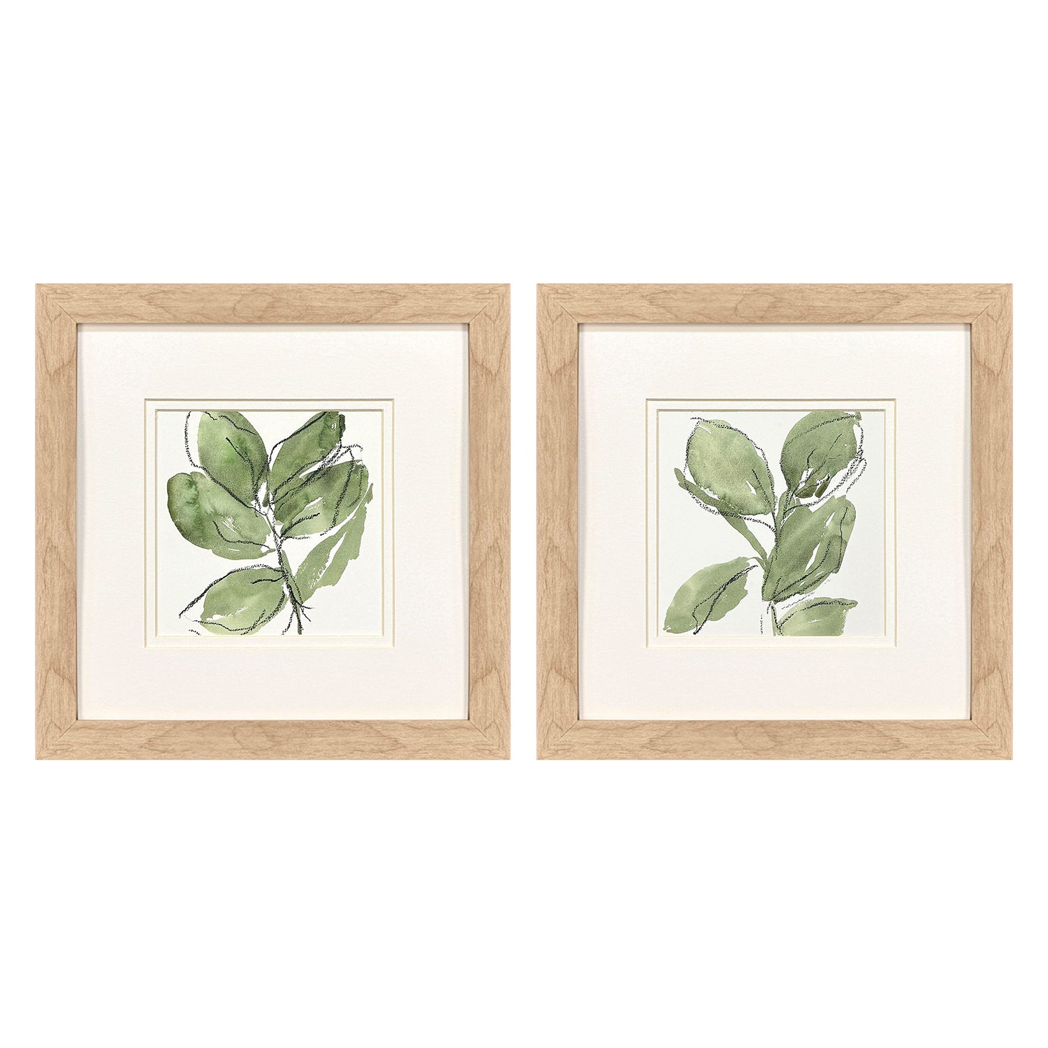 Price Summer Leaves Framed Artwork Set of 2