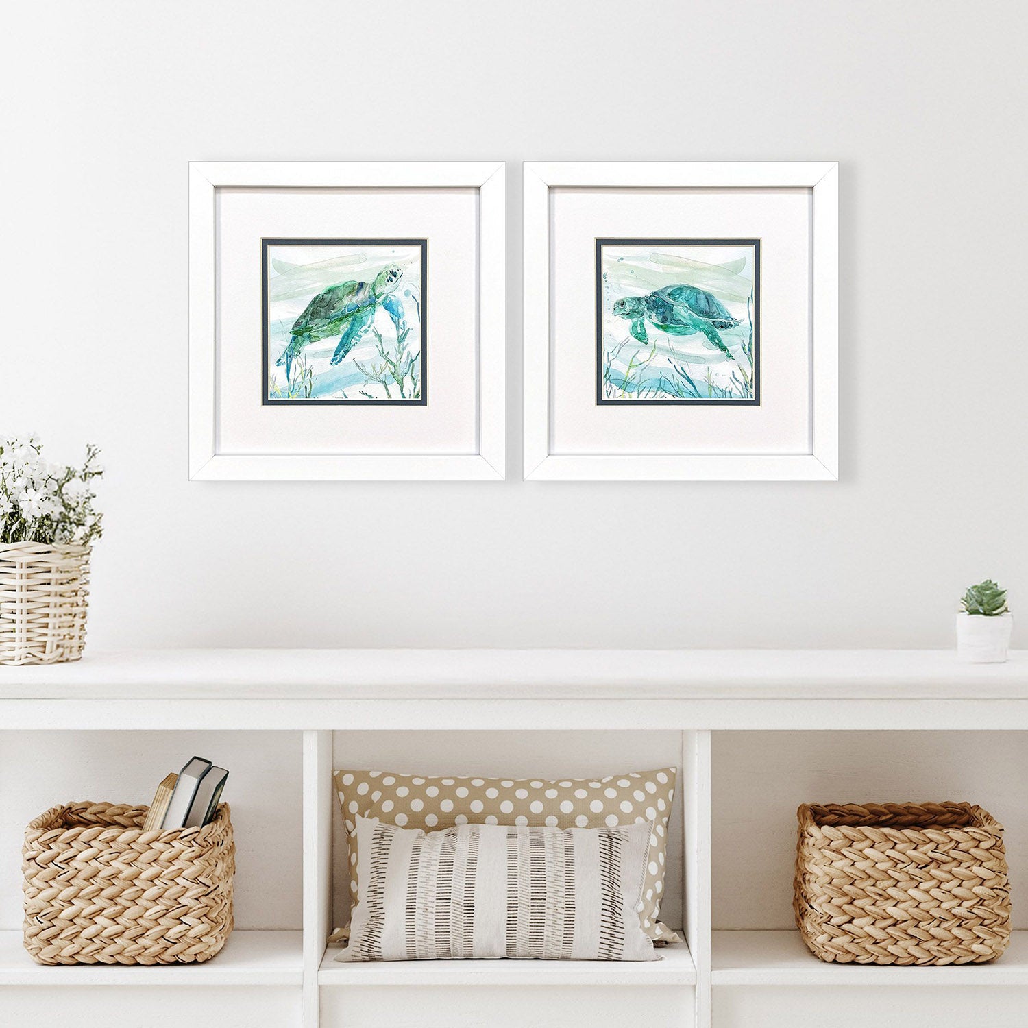 Robinson Tropical Current Framed Artwork Set of 2