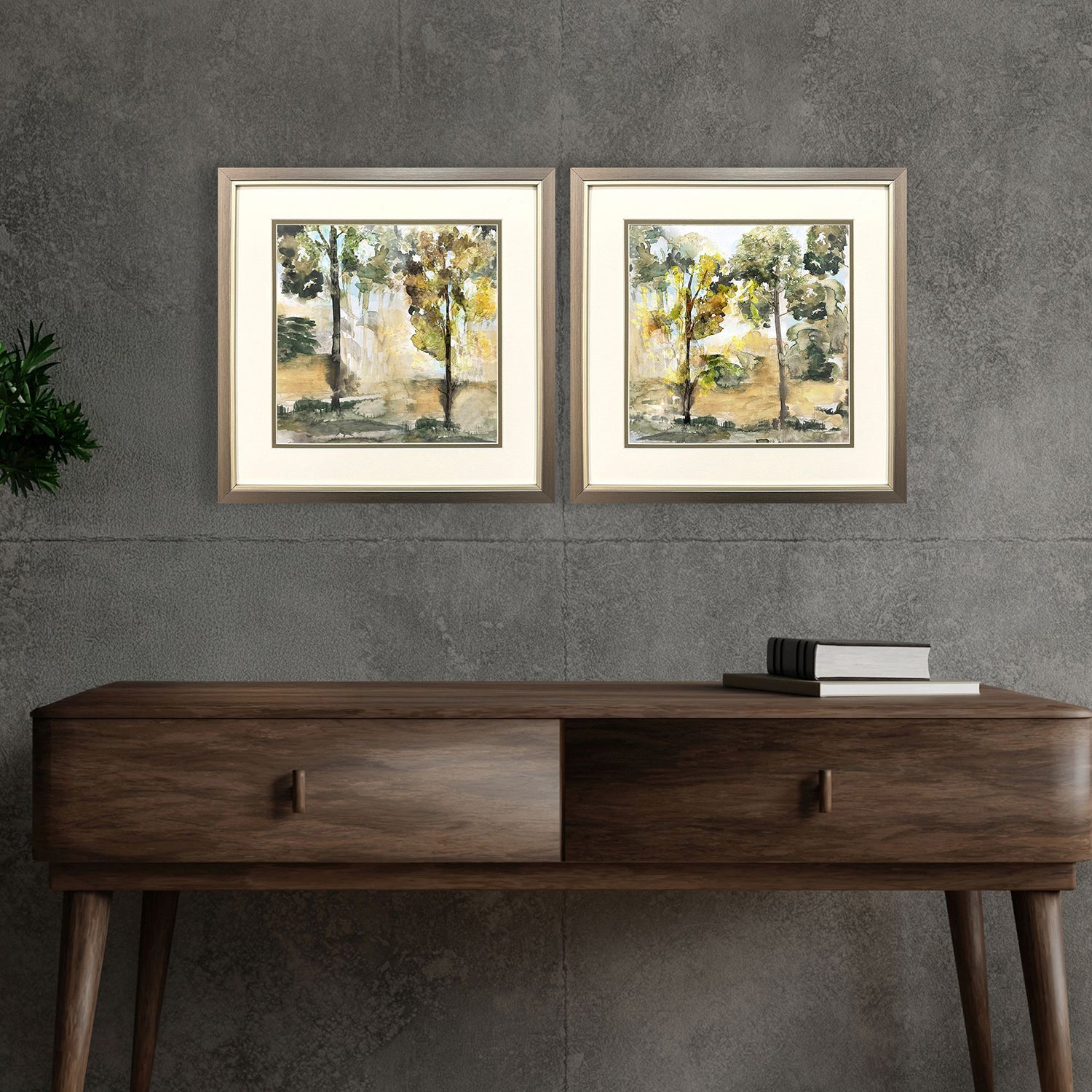 Jill Nearing Autumn Framed Artwork Set of 2
