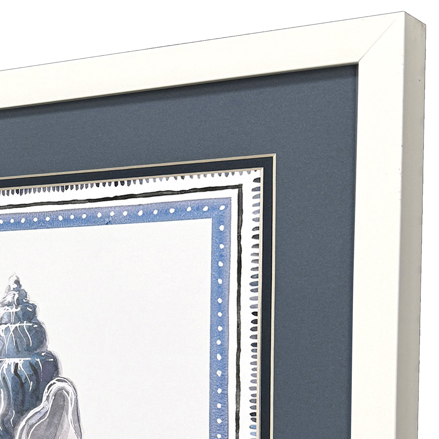 Lorethh Seaside Blues III Framed Artwork Set of 2