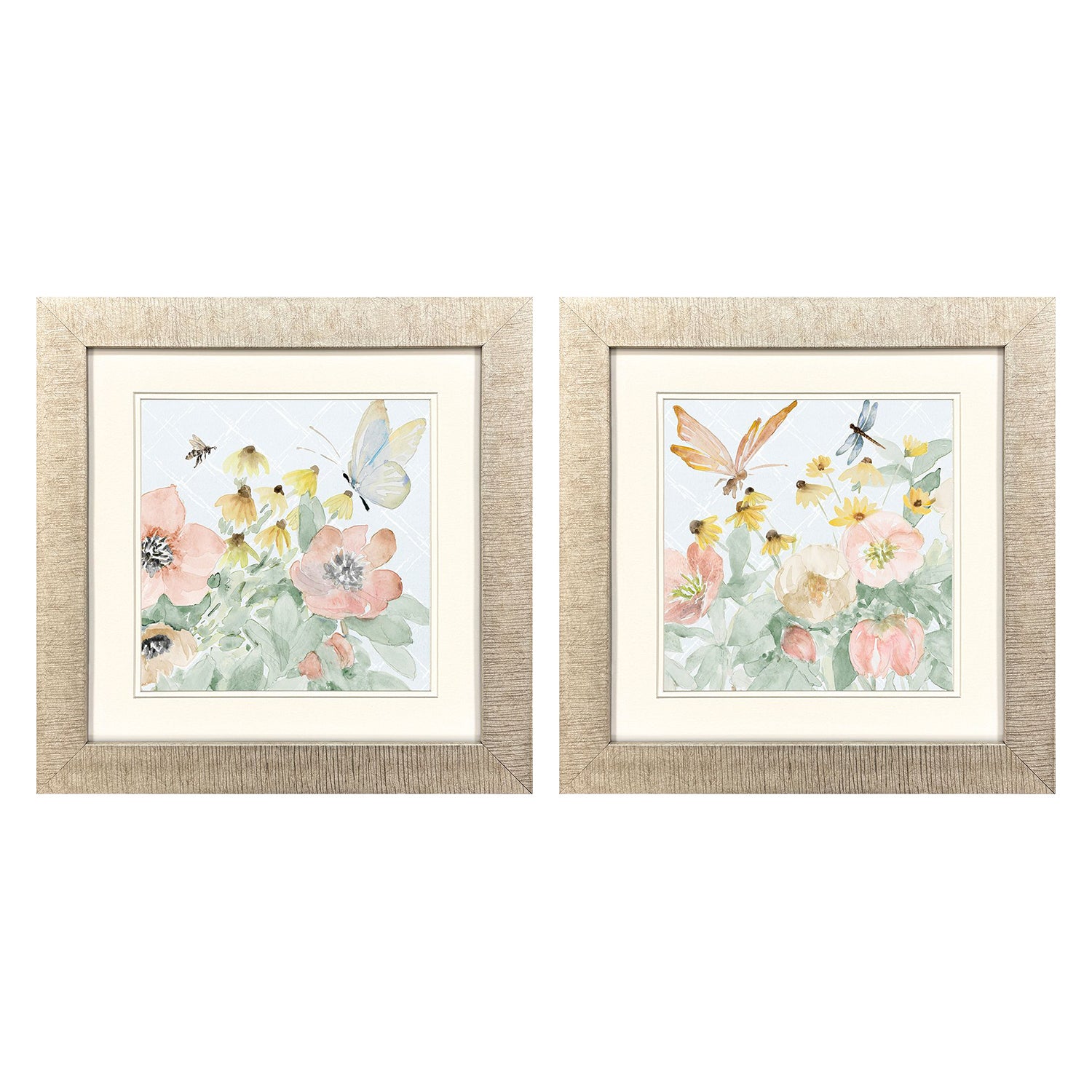 Loreth Garden Joy Framed Artwork Set of 2
