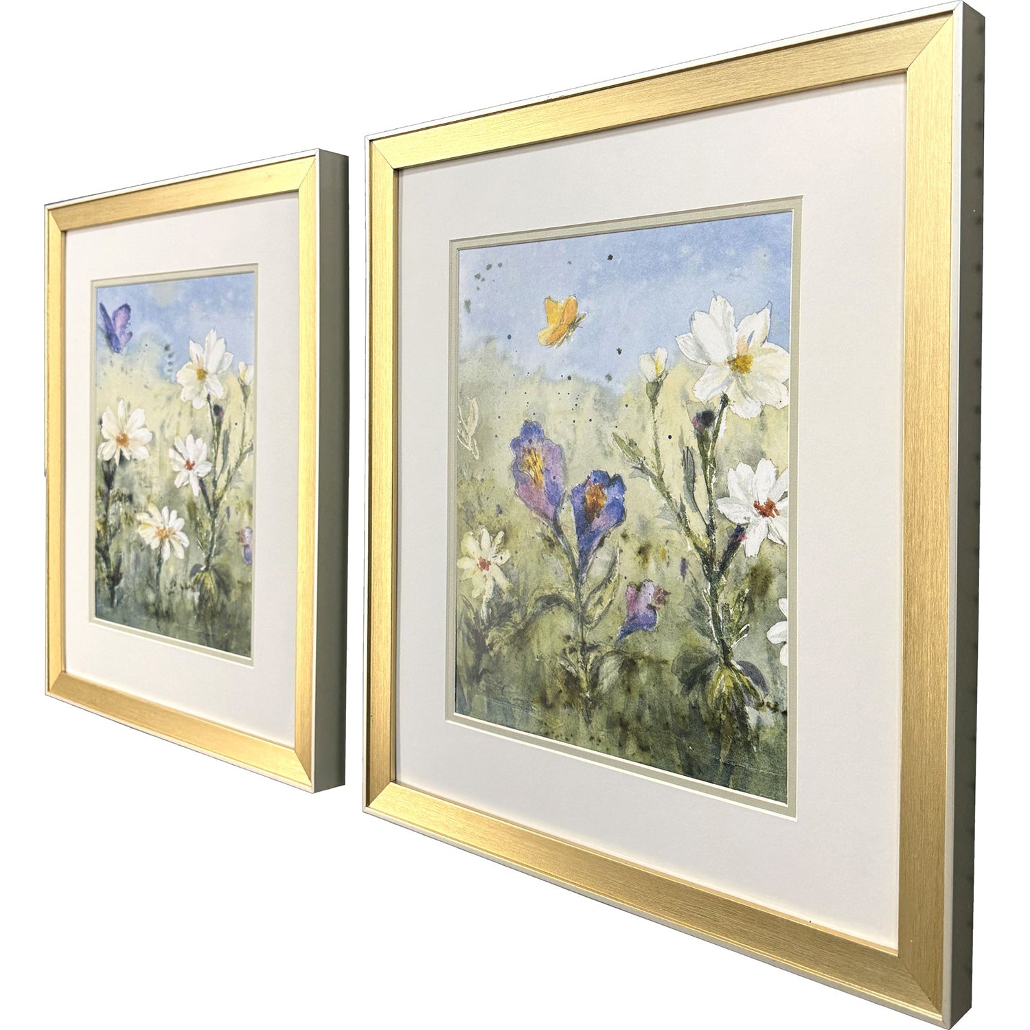 Loreth Summer Wildflowers II Framed Artwork Set of 2