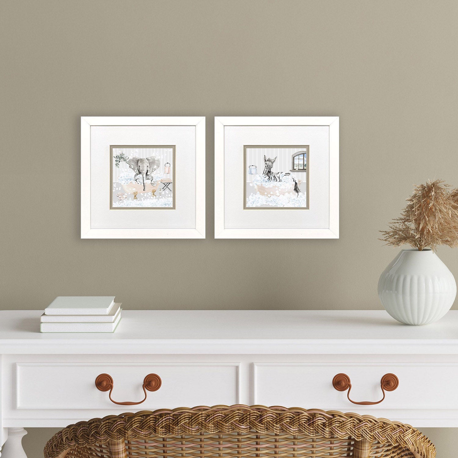 Jordan Glassco-Smith Splish Splash Framed Art Set of 2