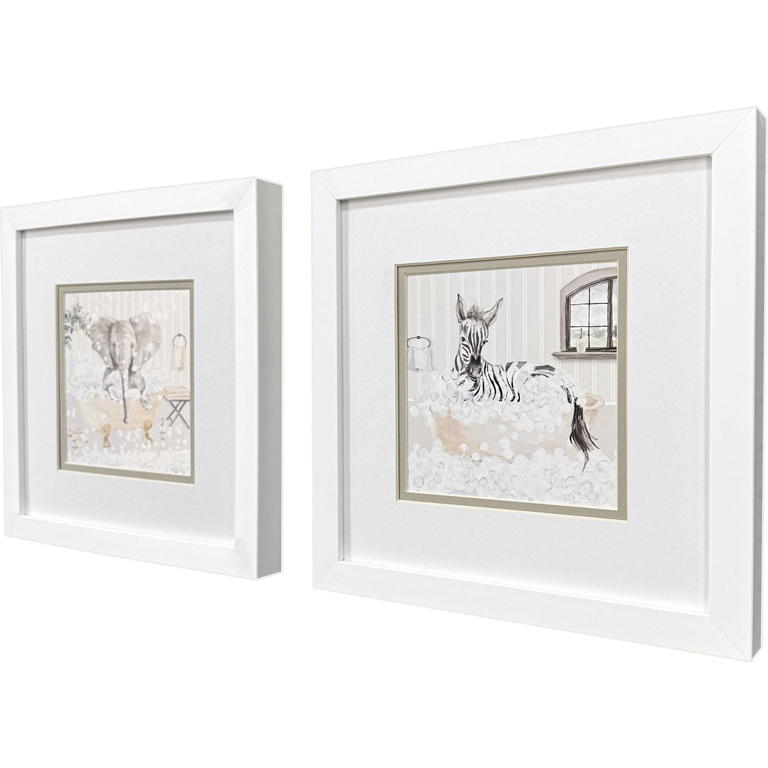 Jordan Glassco-Smith Splish Splash Framed Art Set of 2