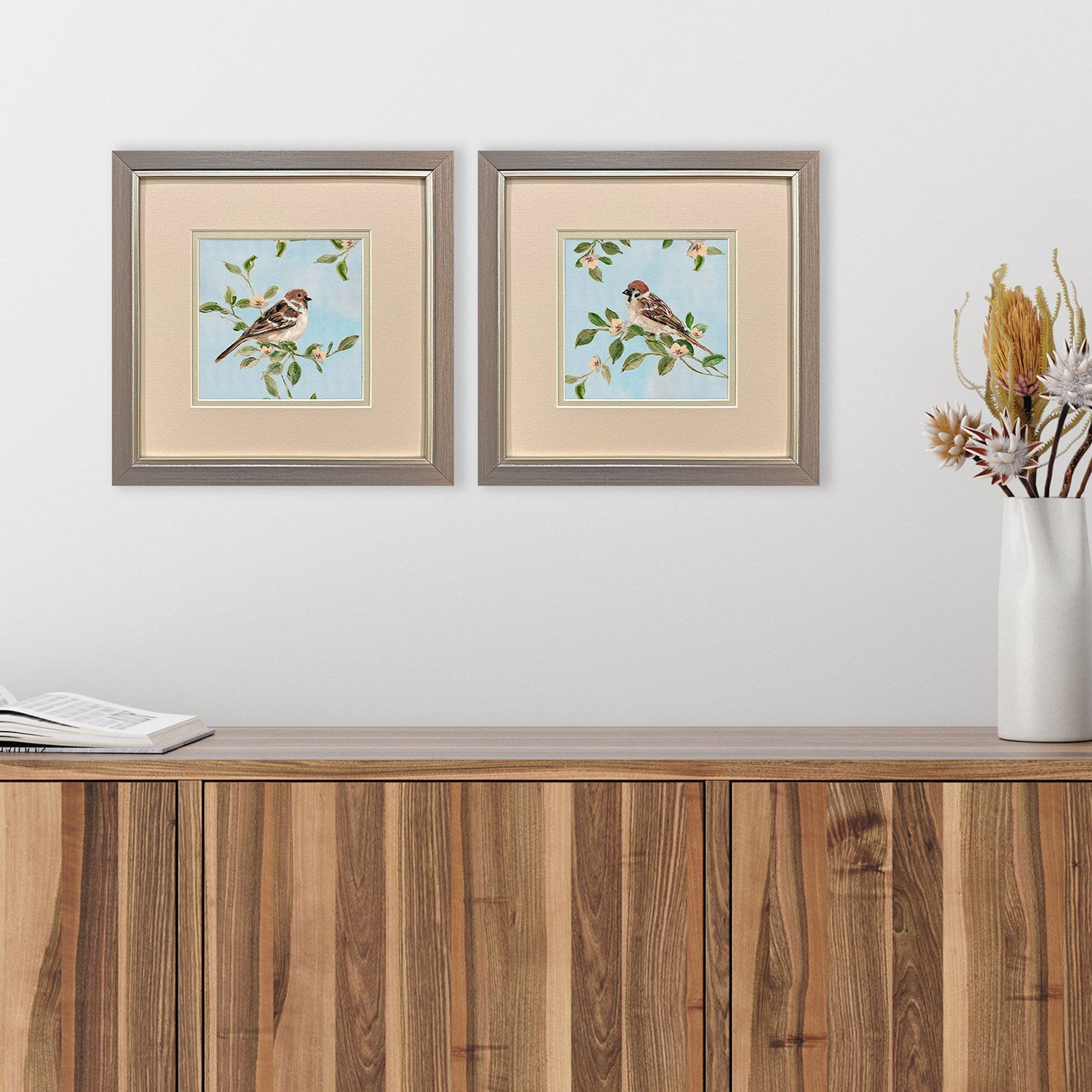 Leeanne Vaughn Peach Love Framed Art Set of 2
