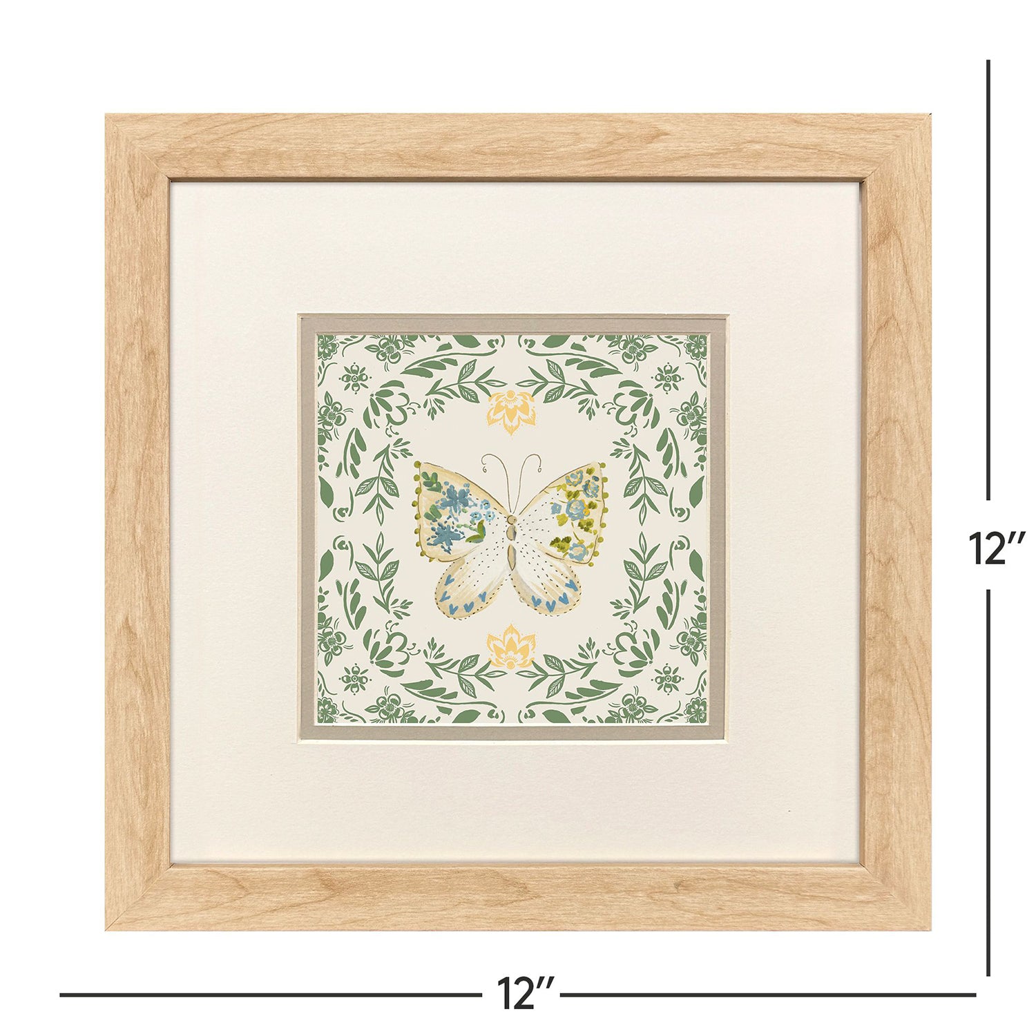 Leeanne Vaughn Ornate Butterfly I Framed Art Set of 2