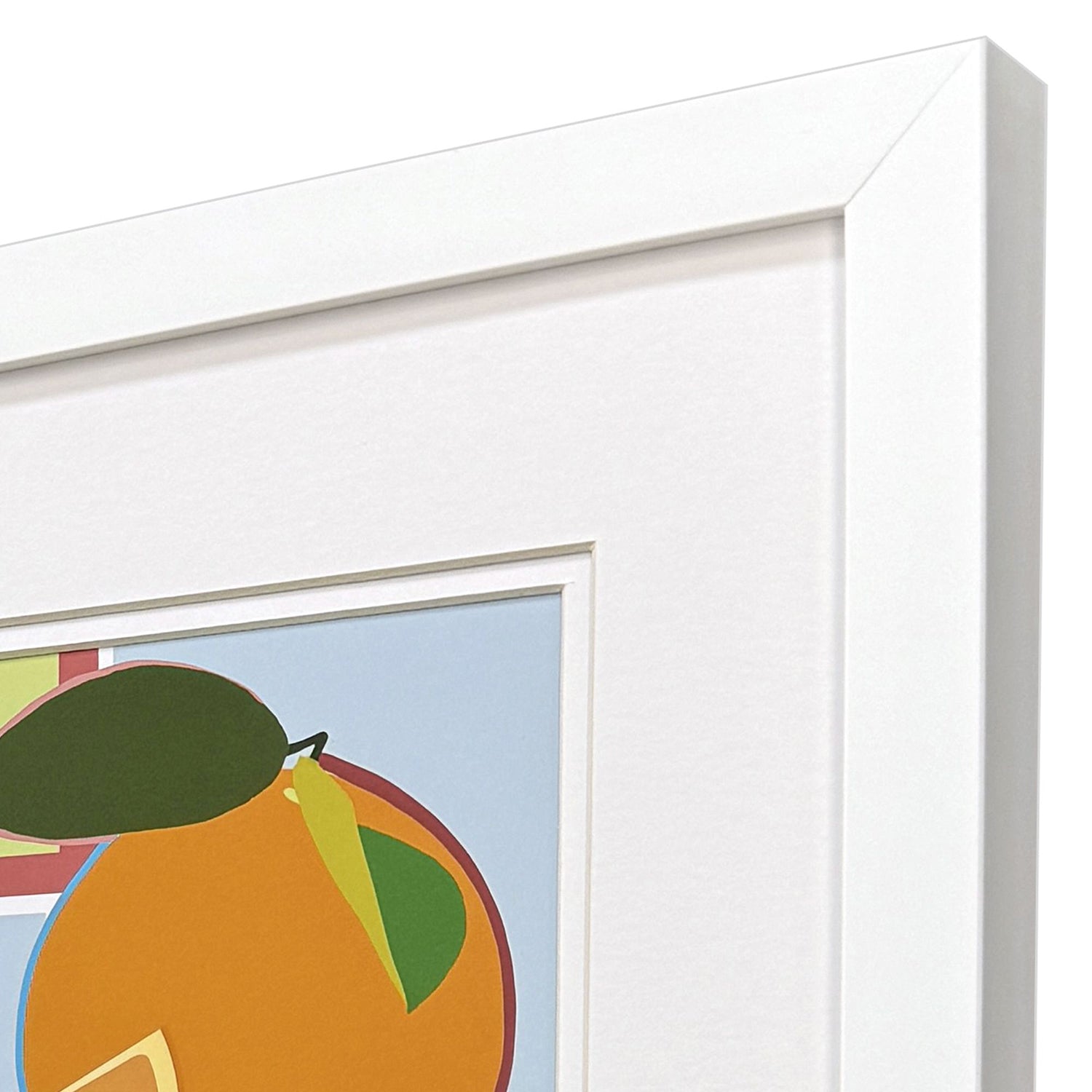 Malanta Knowles Geometric Fruit Framed Art Set of 2