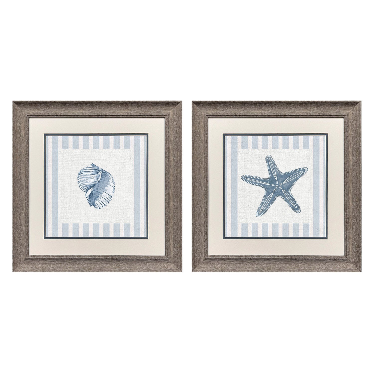 Leeanne Vaughn Ocean Finds II Framed Art Set of 2