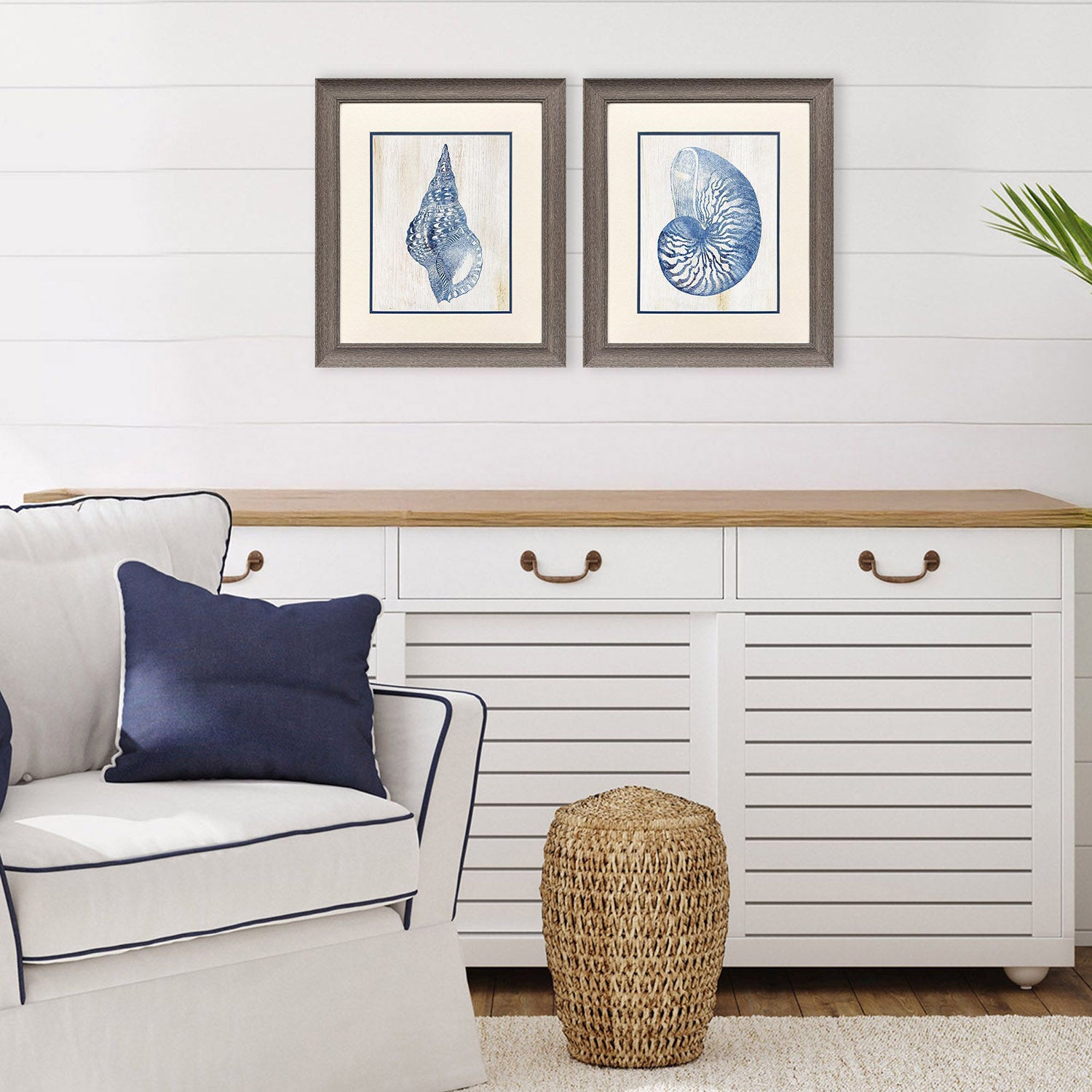 Leeanne Vaughn Ocean Echoes II Framed Art Set of 2