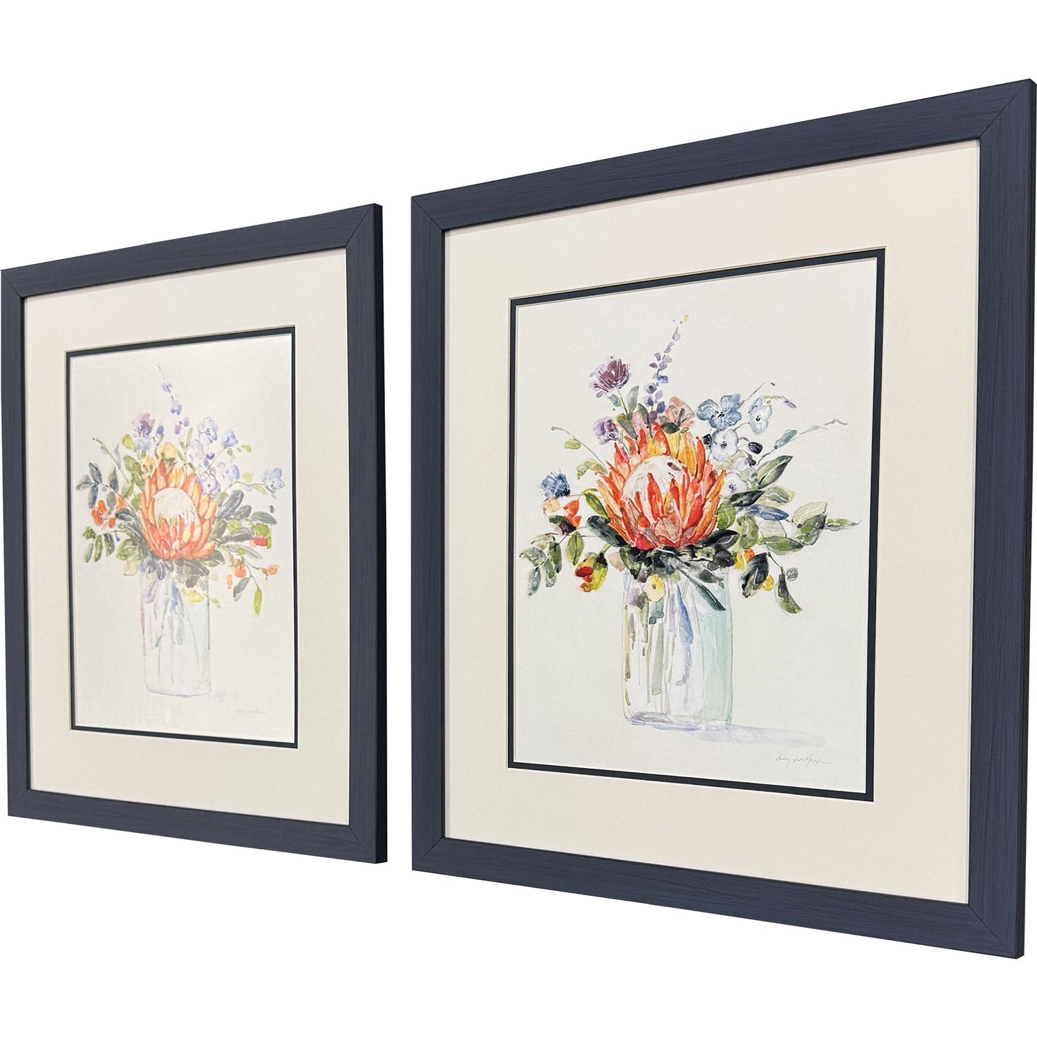 Malanta Knowles Pretty Protea Framed Art Set of 2