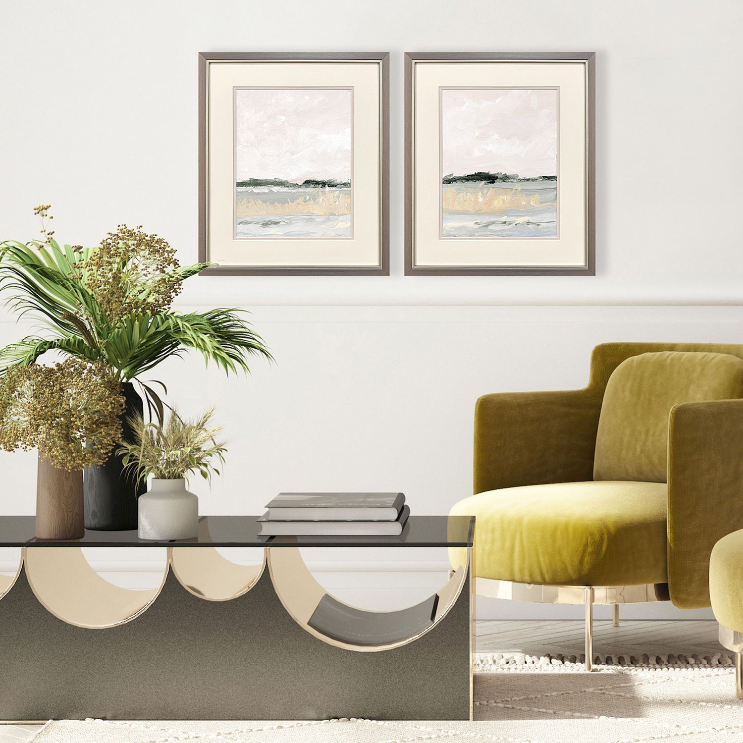 Malanta Knowles Sky Scene Framed Art Set of 2