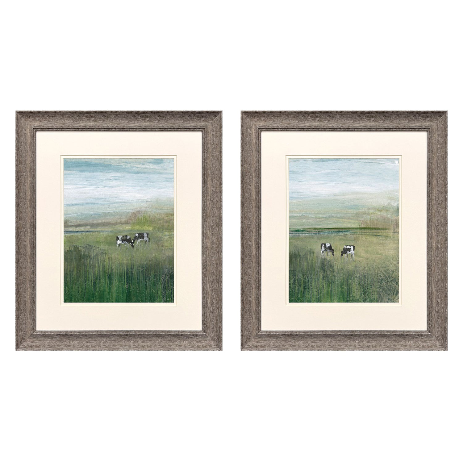 Sarah Lang Out to Pasture Framed Art Set of 2