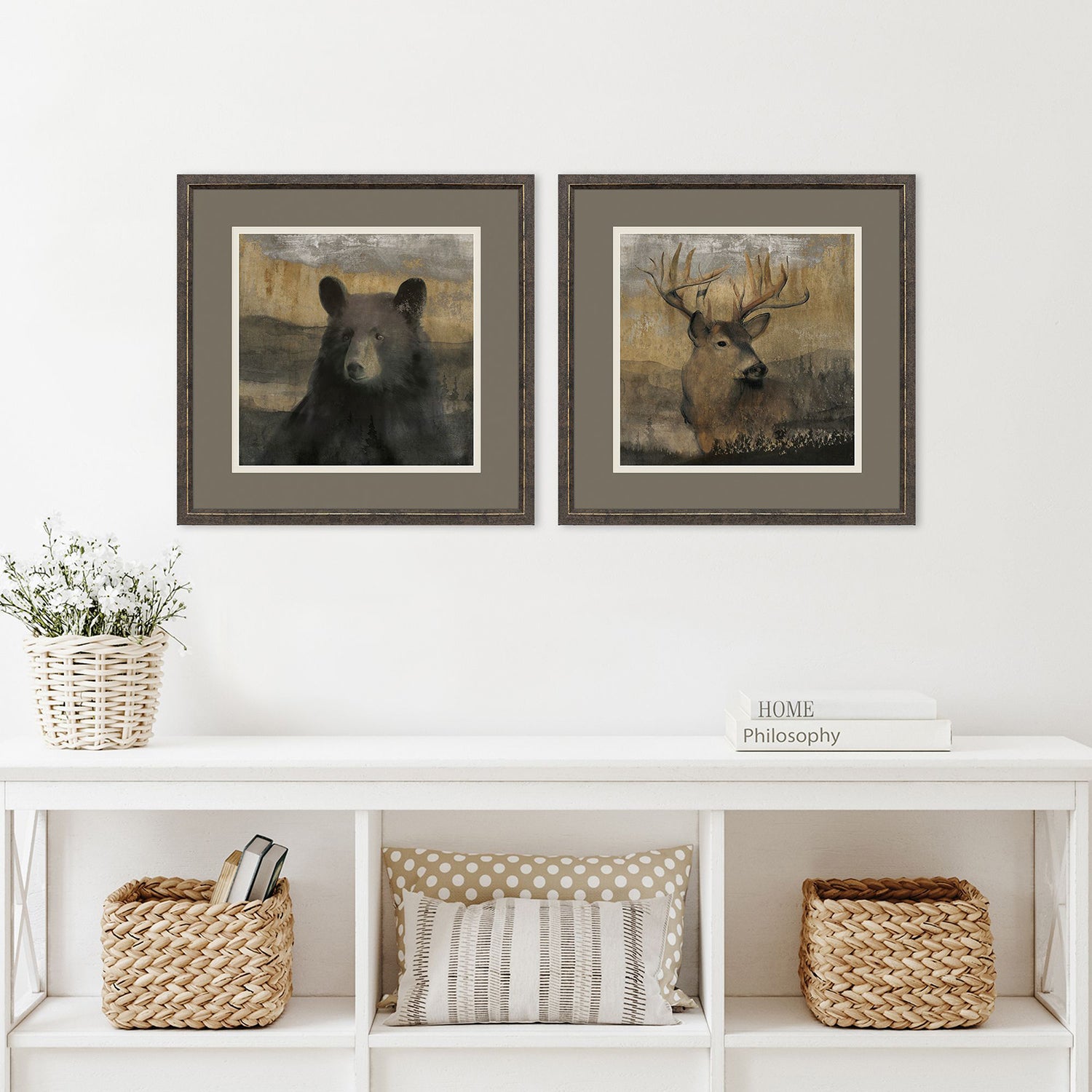 Sarah Lang In the Forest Framed Art Set of 2