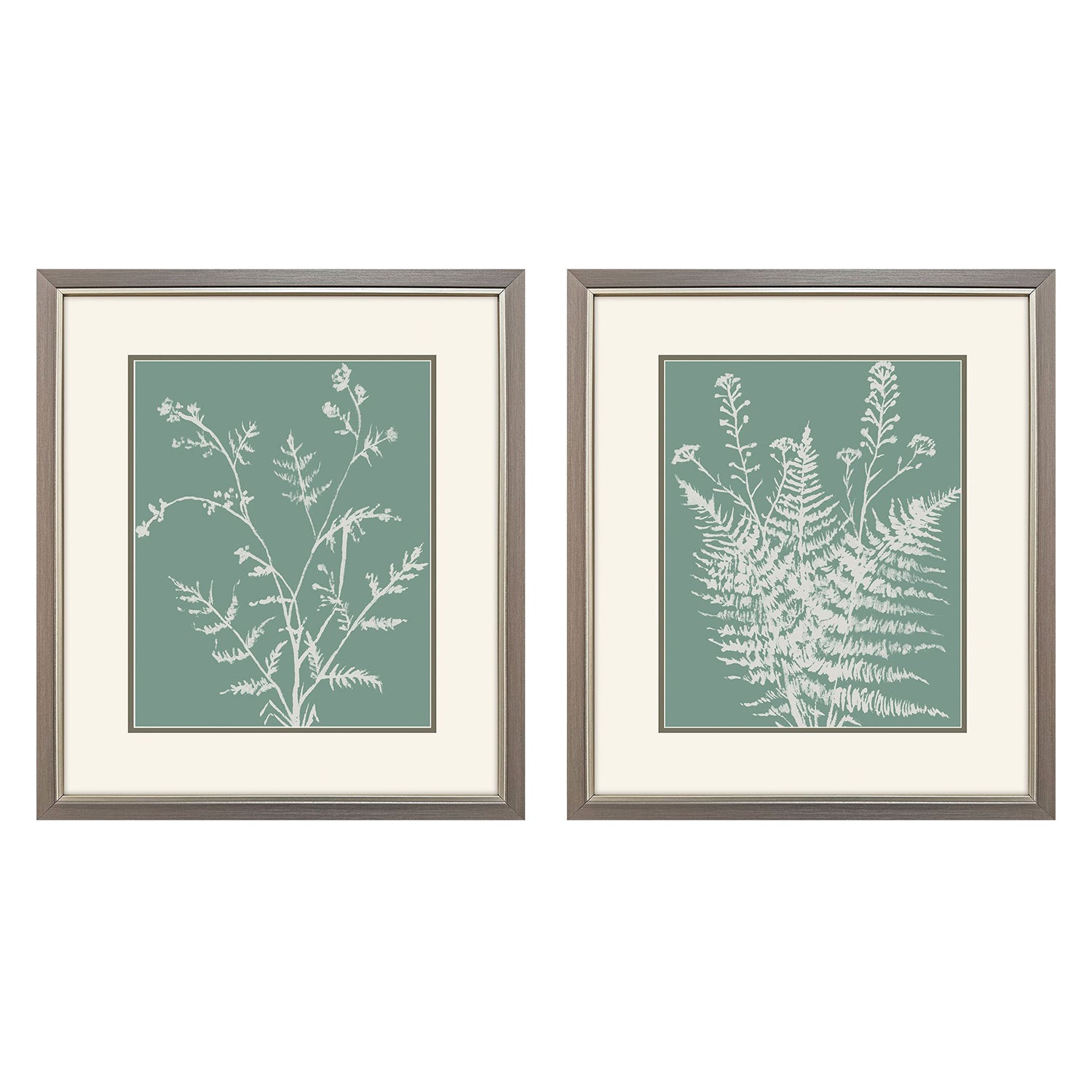 Jordan Glassco-Smith Friendly Fern Framed Art Set of 2