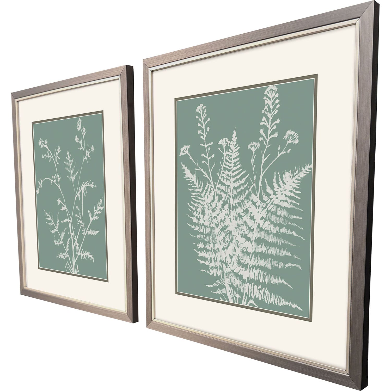 Jordan Glassco-Smith Friendly Fern Framed Art Set of 2