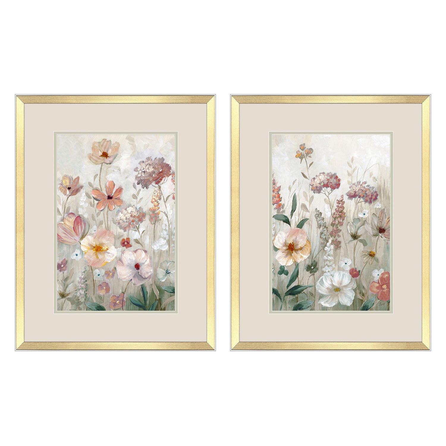 Leeanne Vaughn Field of Spring Framed Art Set of 2
