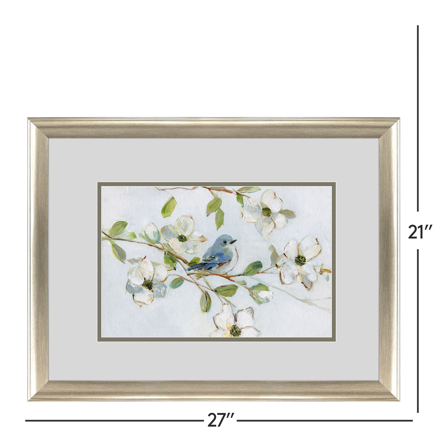 Leeanne Vaughn Blue Bird Morning Framed Art Set of 2