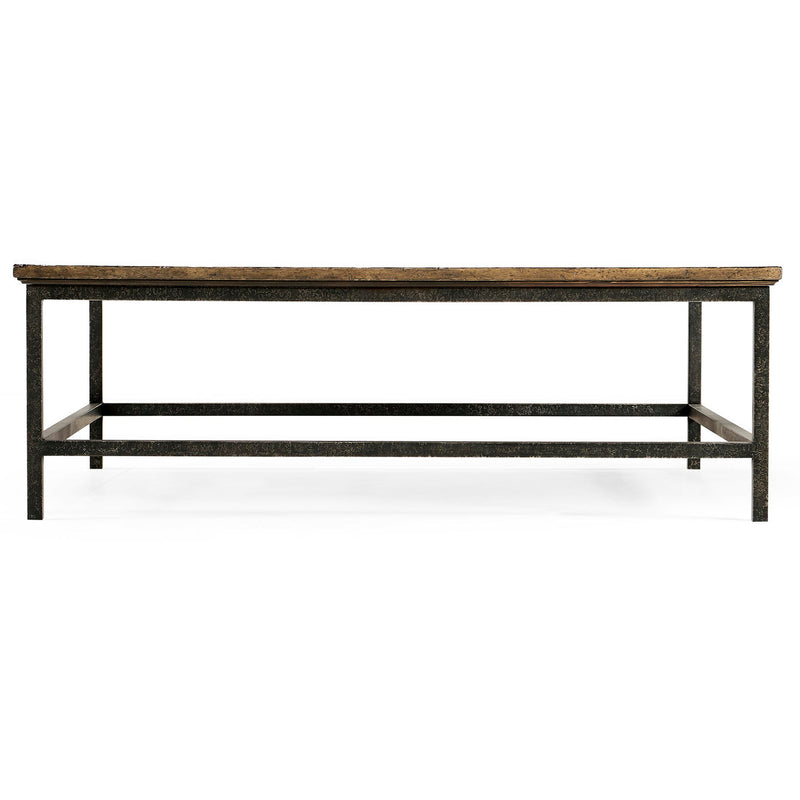 Jonathan Charles Casual Accents Driftwood Square Coffee Table