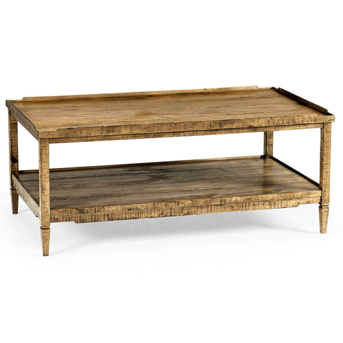Jonathan Charles Casual Accents Driftwood Cocktail Table