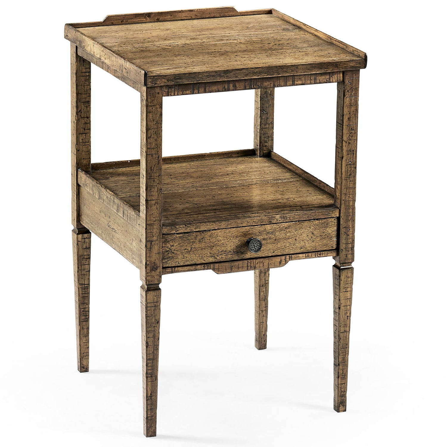 Jonathan Charles Casual Accents Driftwood Square End Table
