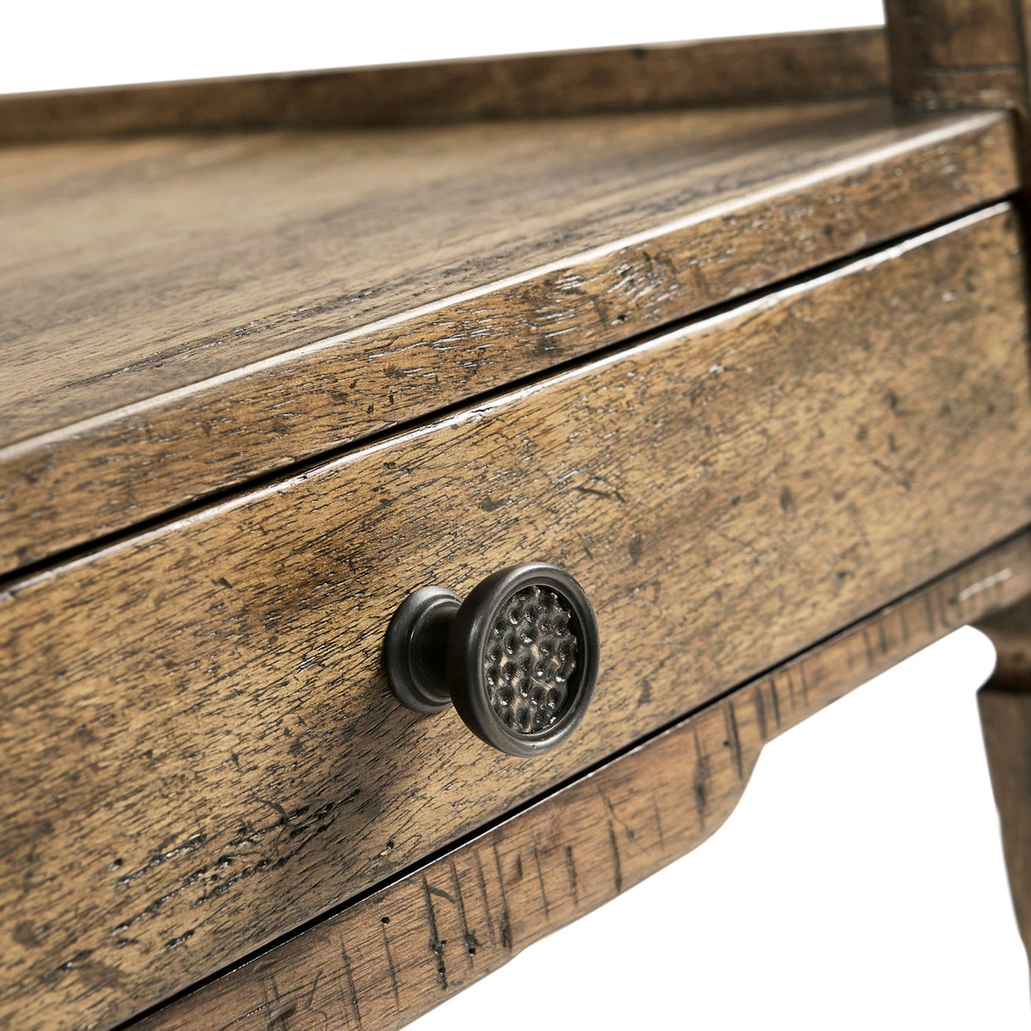 Jonathan Charles Casual Accents Driftwood Square End Table