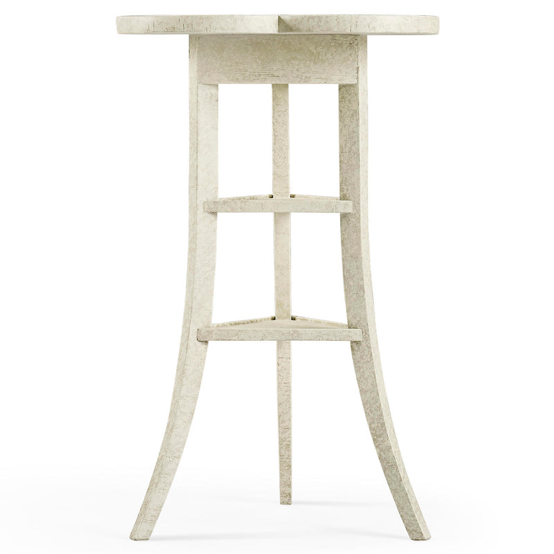 Jonathan Charles Casual Accents Driftwood Trefoil Side Table