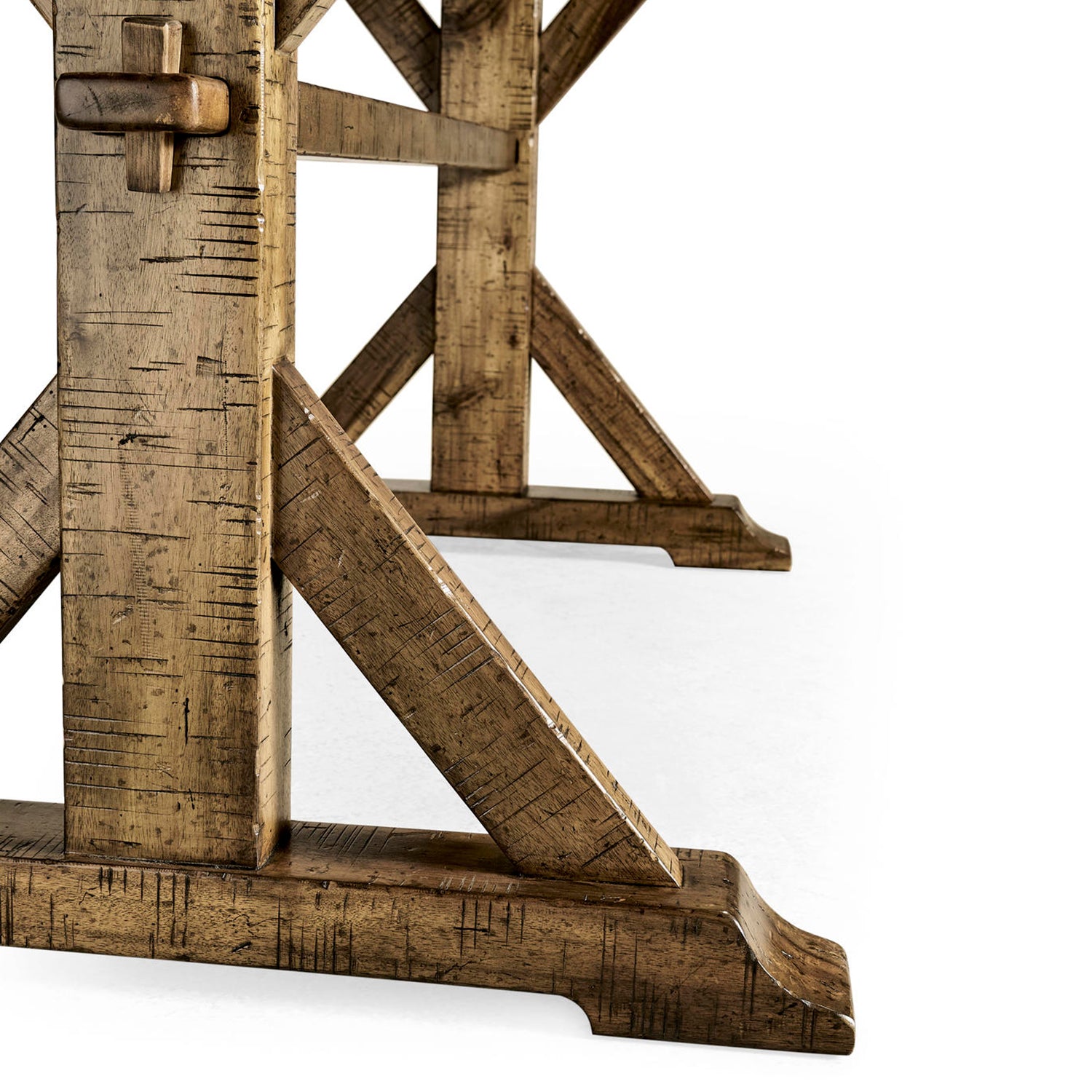 Jonathan Charles Casual Accents Driftwood Dining Table