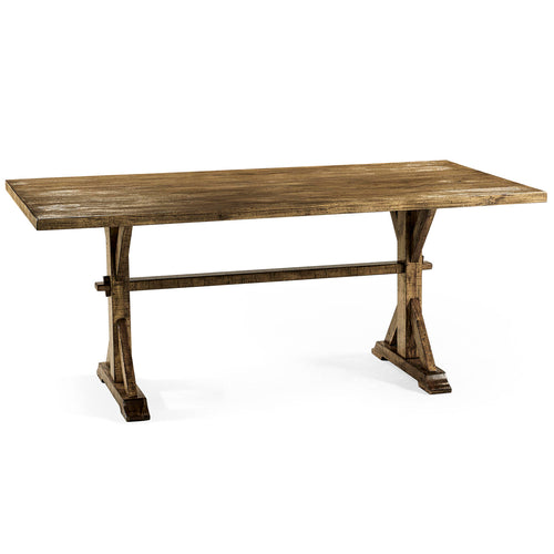 Jonathan Charles Casual Accents Driftwood Dining Table