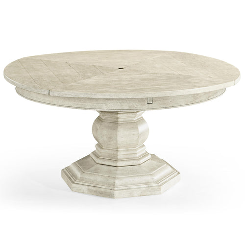 Jonathan Charles Casual Accents Round Extendable Dining Table