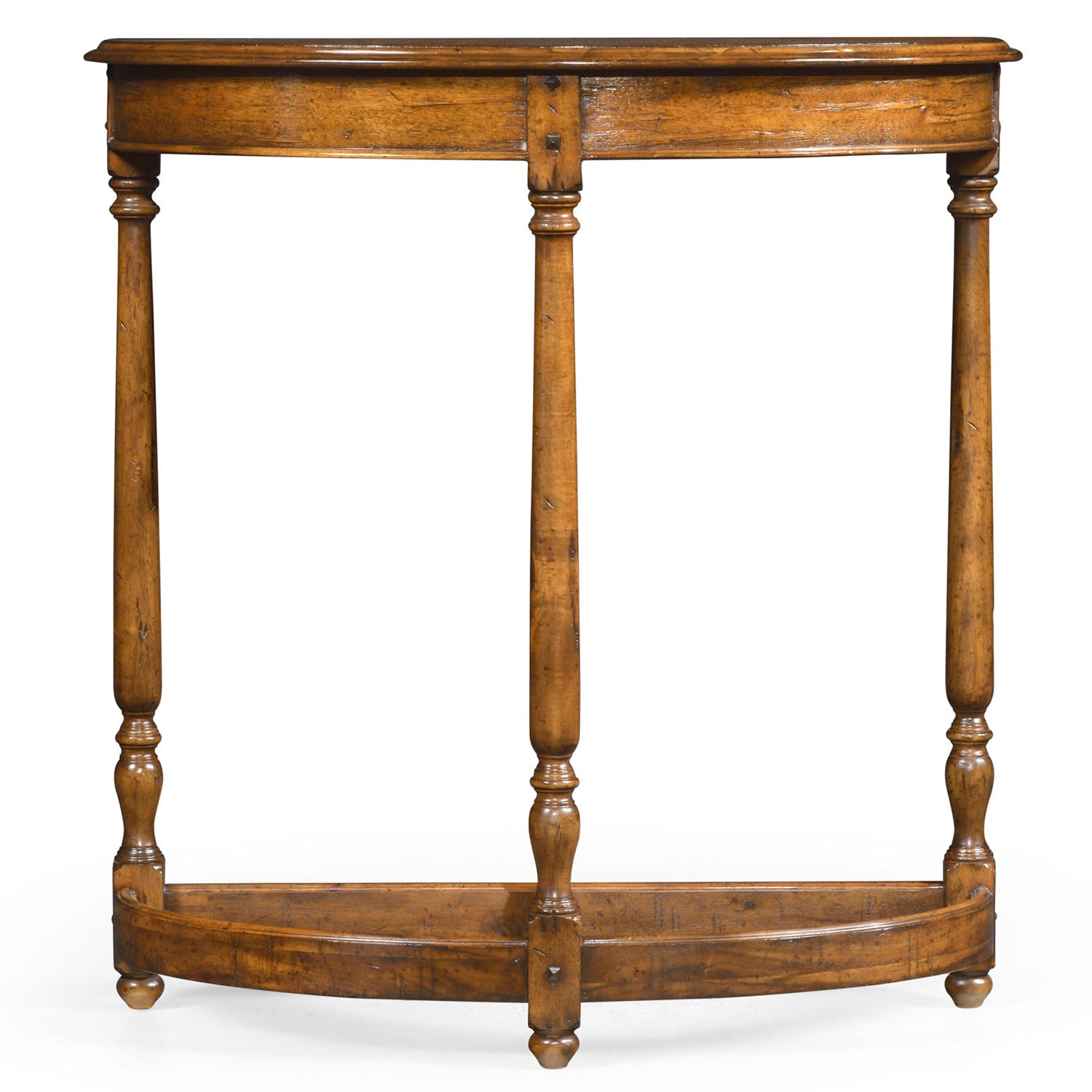 Jonathan Charles Casually Country Demilune Console Table