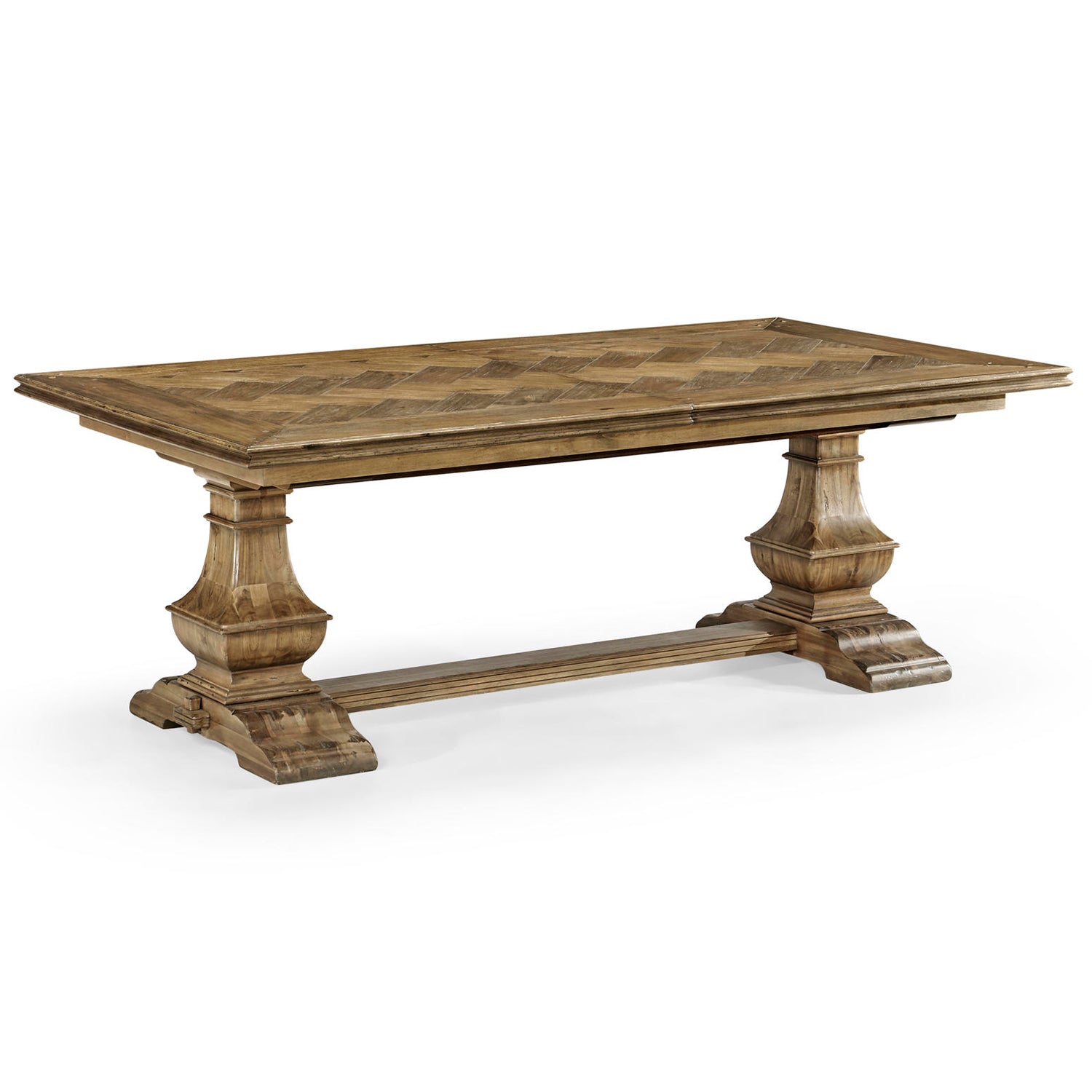 Jonathan Charles Casual Accents Parquet Top Dining Table