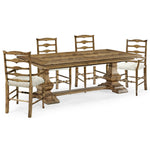 Jonathan Charles Casual Accents Parquet Top Dining Table