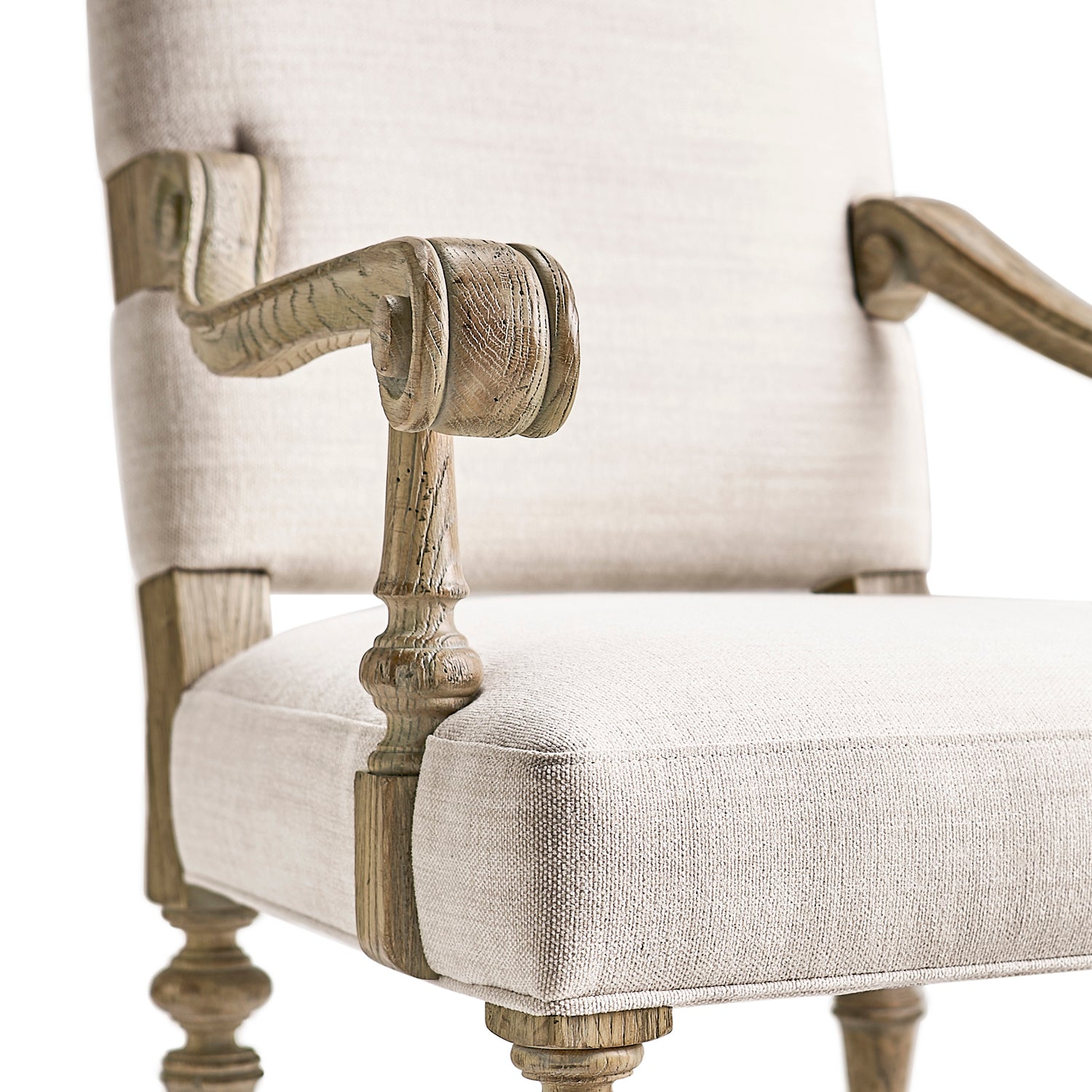 Jonathan Charles Sagehill Upholstered Arm Chair